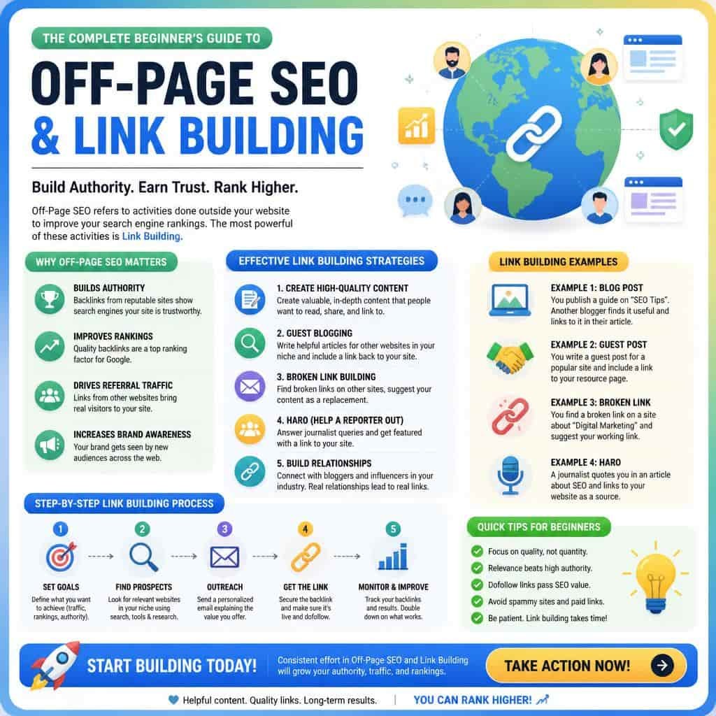 Off-Page SEO and Link Building Guide for Beginners